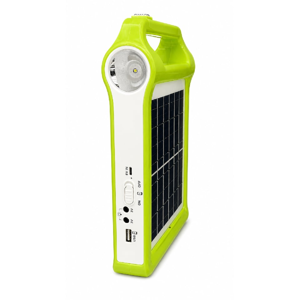 LED ფარანი EASY POWER EP-038A 3.7V 3000mAh მწვანე