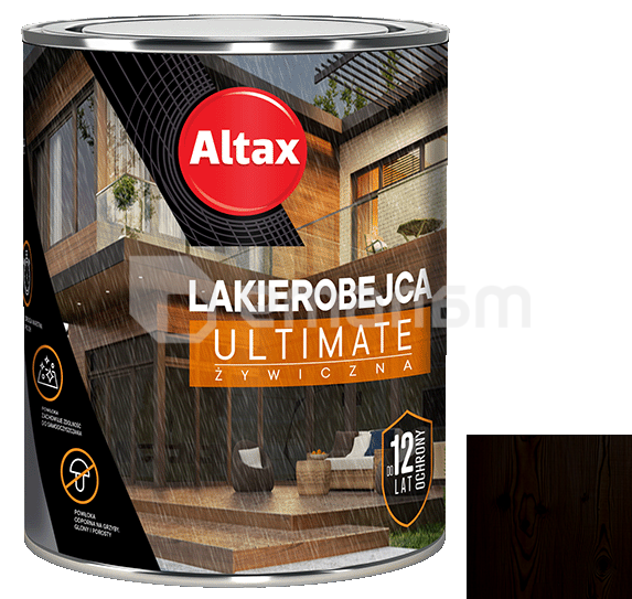 ლაქი ფასადის Altax Ultimate შავი 0.75 ლ