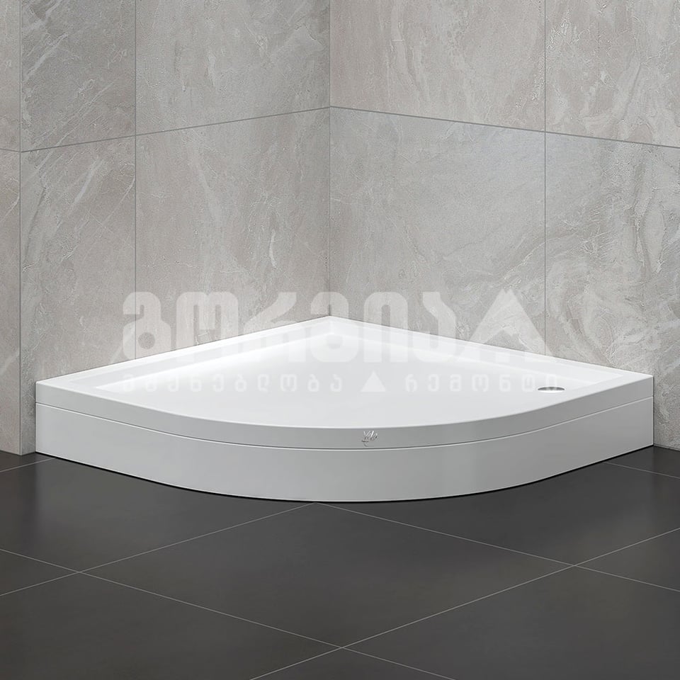 საშხაპის ძირი VELA BANYO 90*90*17 ოვალური