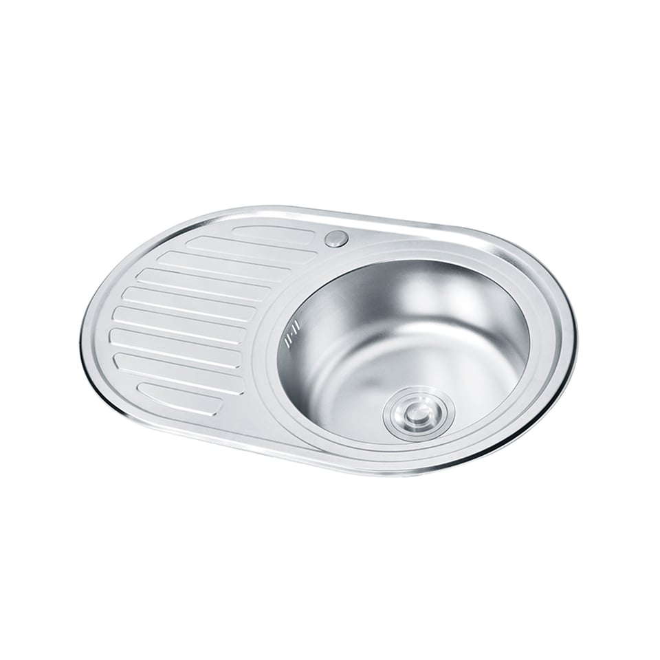 სამზარეულოს ნიჟარა+სიფონი LS-7750  770*500*180 (0.6MM)RIGHT