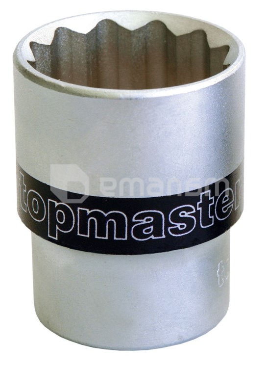 თავაკი 12 წახნაგიანი TOPMASTER 330266 1/2" 17 მმ
