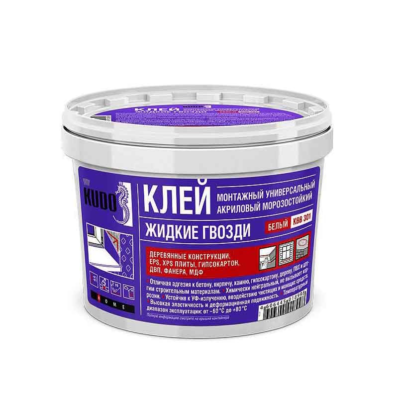 ყინვა გამძლე აკრილის უნივერსალური სამონტაჟე წებო