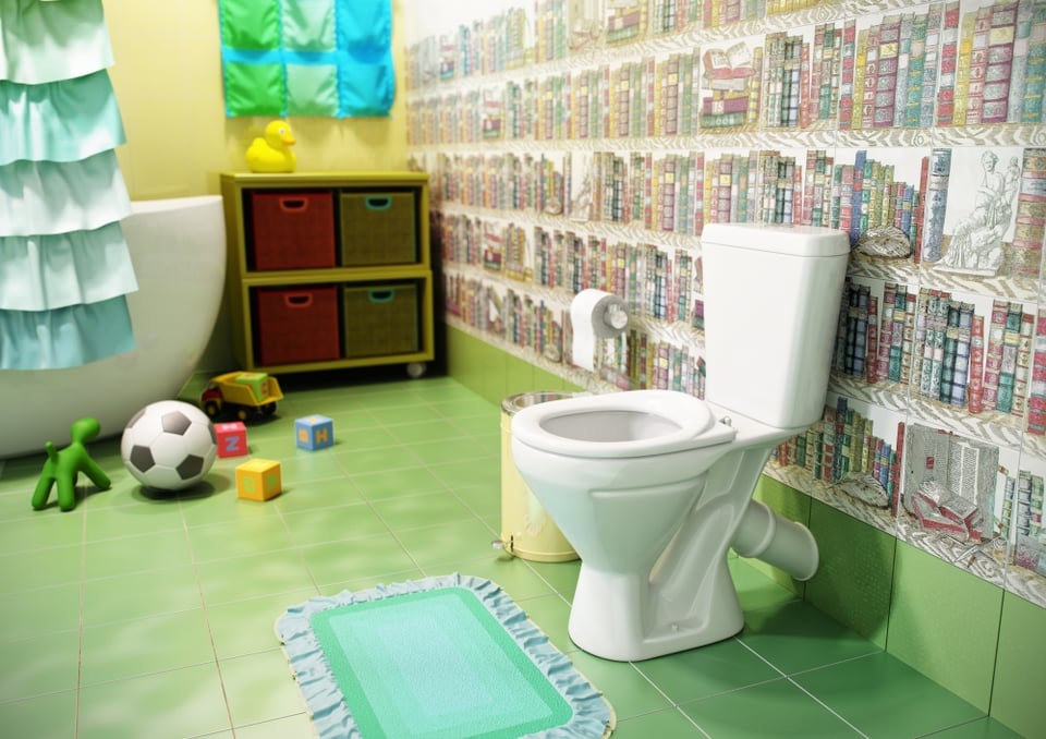 უნიტაზის კომპლექტი საბავშვო თეთრი