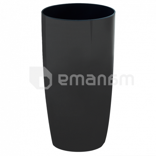 ქოთანი პლასტმასის Aleana Alfa d22x41,5 სმ გრანიტი