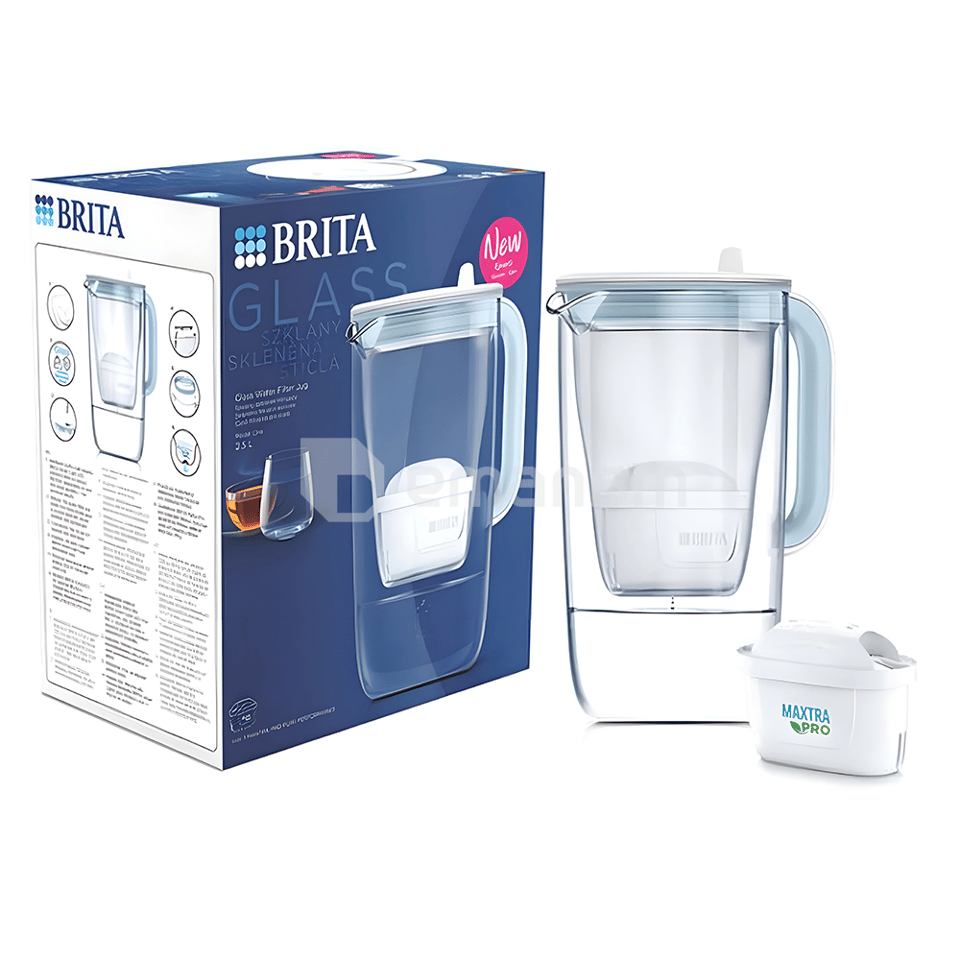 წყლის ფილტრი-დოქი Brita Glass JugONE 2.5 L