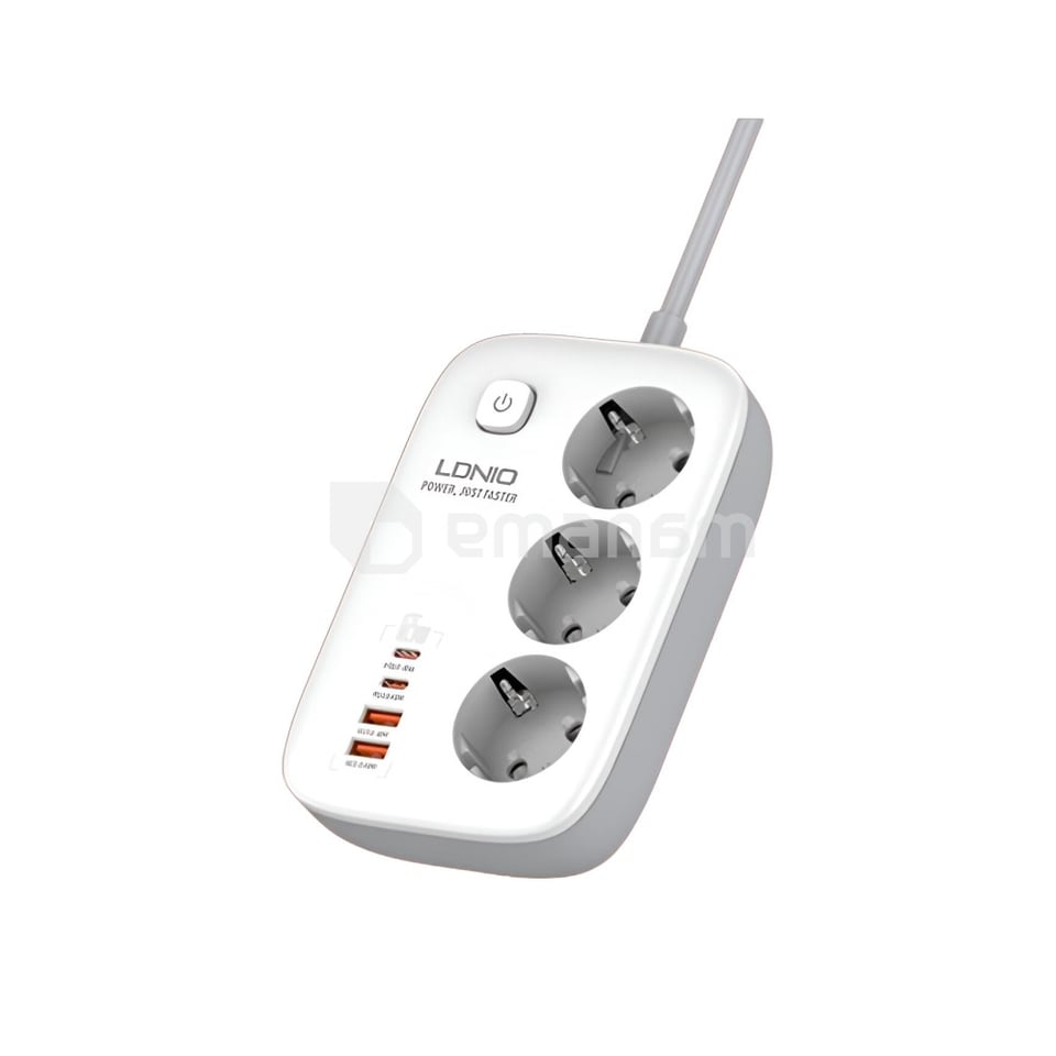 ქსელის ფილტრი LDNIO SE3436 3 2მ 3250W 4 USB