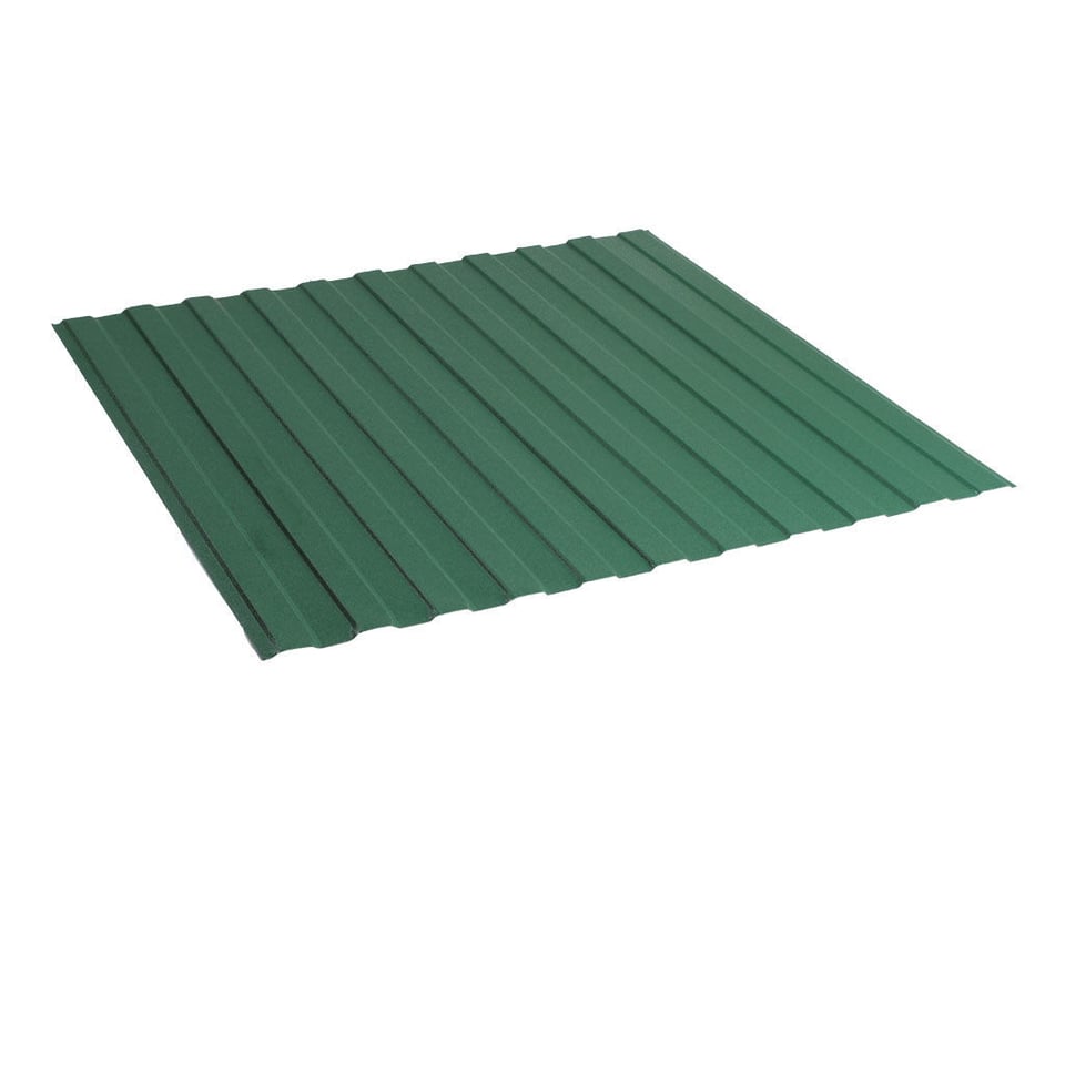 პროფილირებული ფერადი თუნუქი 0.45X1190 ხაოიანი RAL6005 NOVA