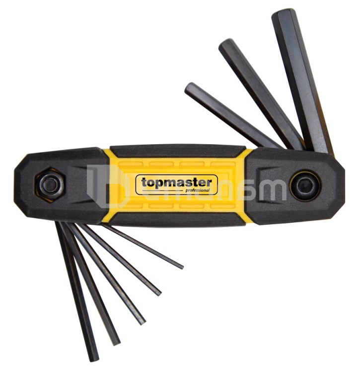 ნაკრები ექვსწახნაგა გასაღებების Topmaster 390100 HEX 1.5-8 მმ 8 ც