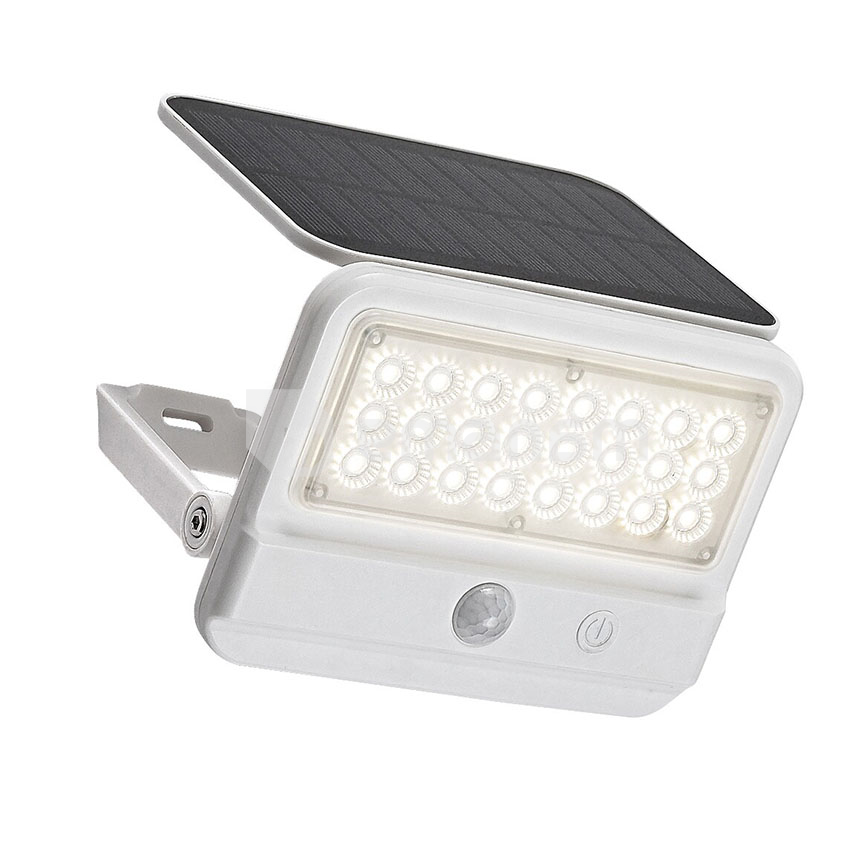 სანათი კედლის Rabalux Flaxton 7W 4000К 700Lm IP54 77090 Solar სენსორი თეთრი