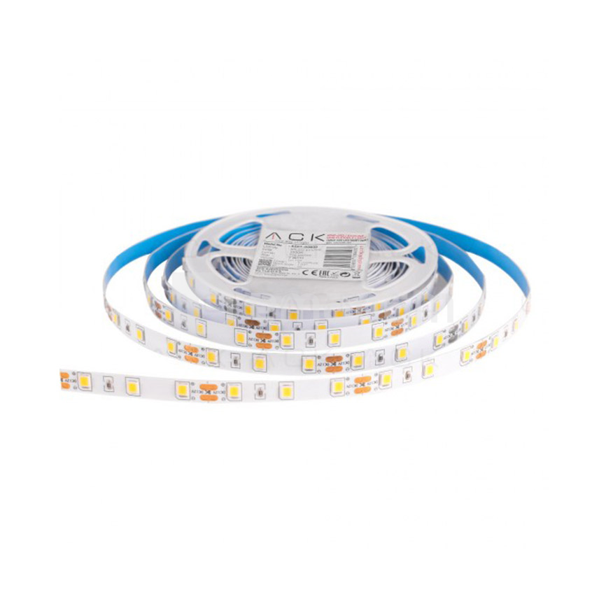 ლენტი LED ACK 3000K 12V 4040 Double 7 W 5მ IP20