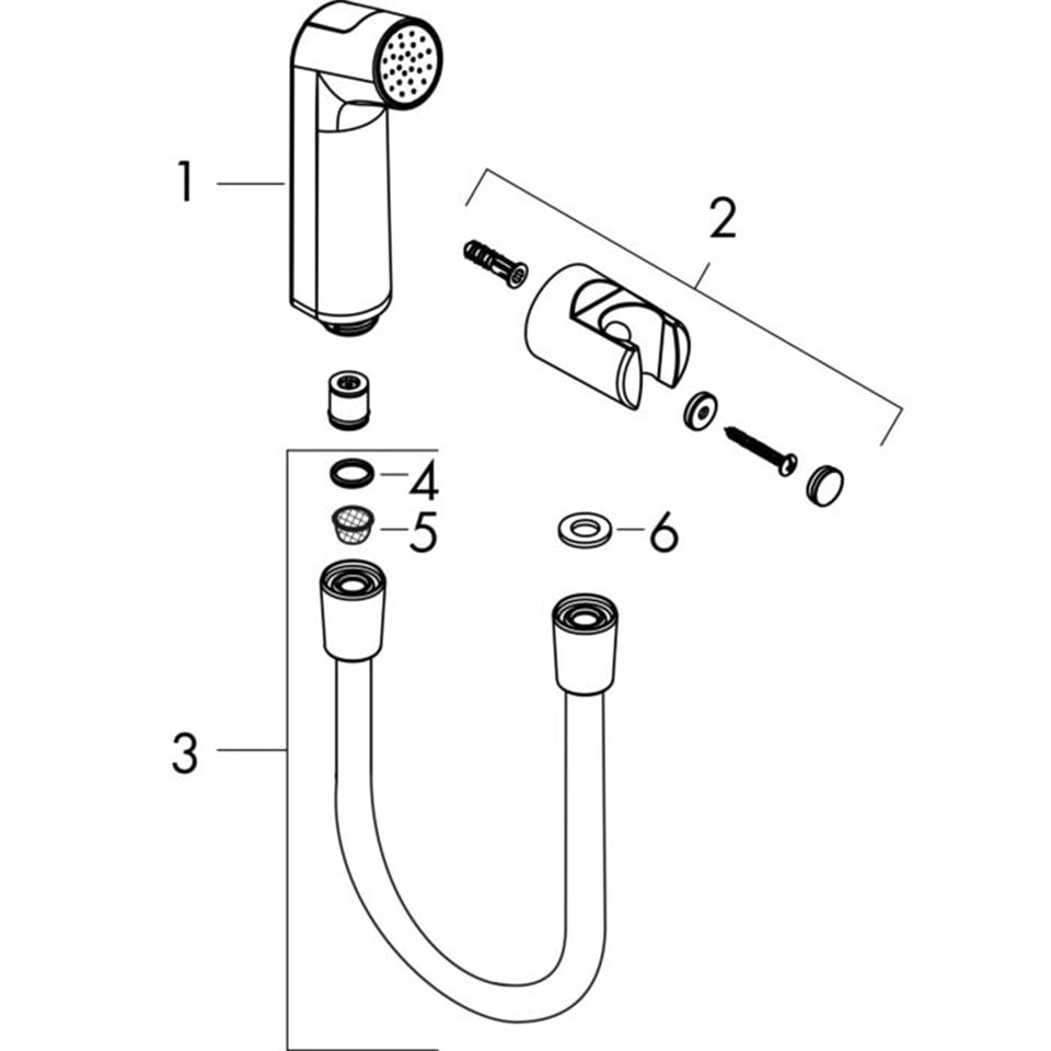 ბიდეს კომპლექტი Hansgrohe 29234000