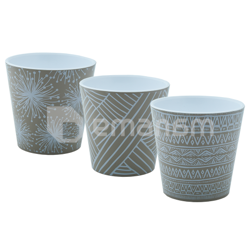 ქოთანი პლასტმასის Aleana Deko ეთნო კაკაო 1,1 ლ