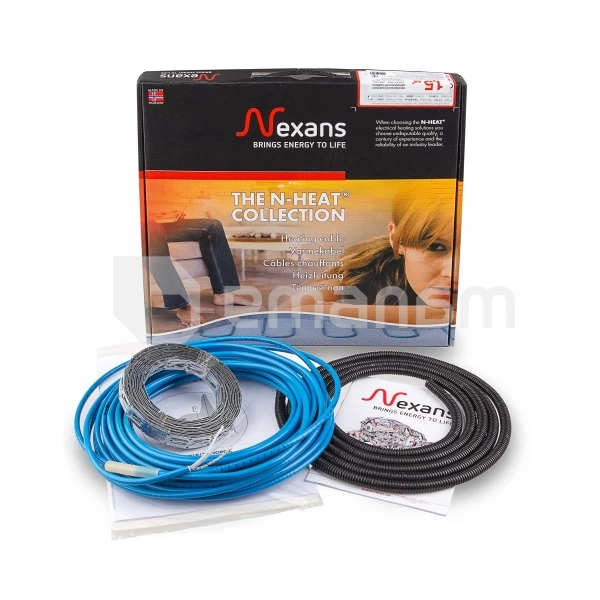 კაბელი ორბირთვიანი თბილი იატაკისთვის Nexans TXLP/2R 400/17 2.9 მ²