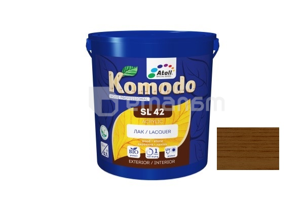 ლაქი აკრილის Komodo SL 42 პრიალა ტიკი 700 მლ