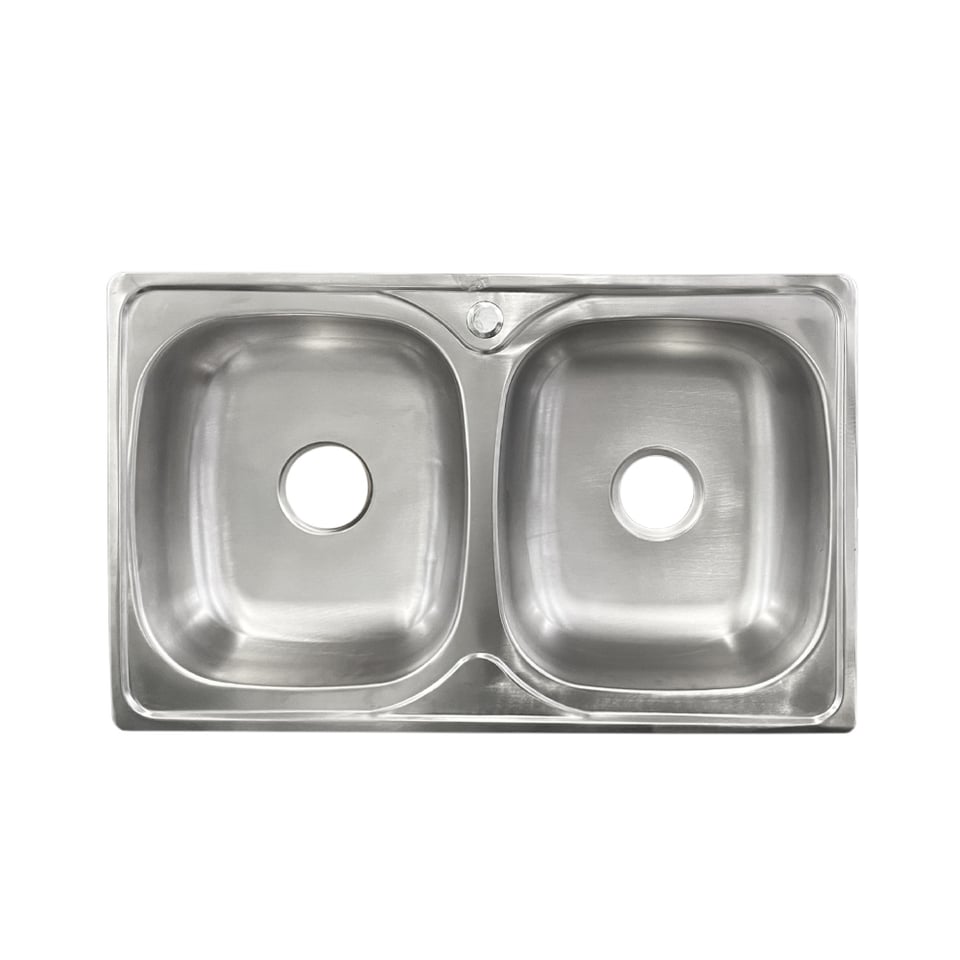 სამზარეულოს ნიჟარა+სიფონი KS-8050 - 800*500*180 (0.6MM)