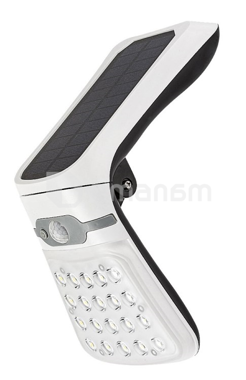 სანათი მზის ელემენტებზე Rabalux Rogova LED 4W 4000K IP44 77022
