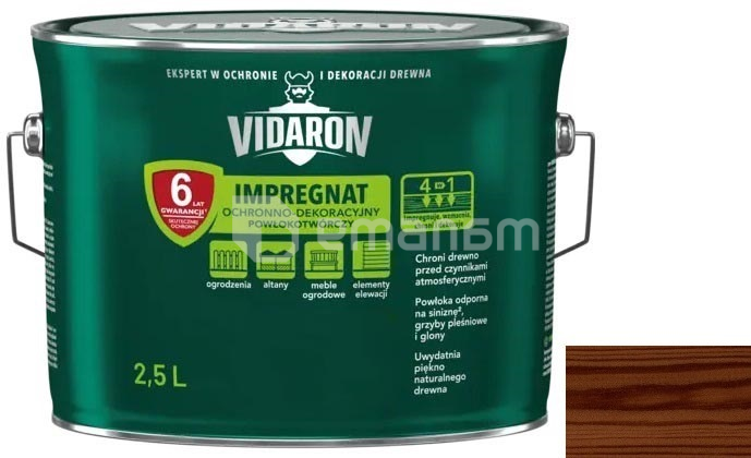 გასაჟღენთი ხის Vidaron Impregnat 2.5 ლ V07 კალიფორნიული სექვოია