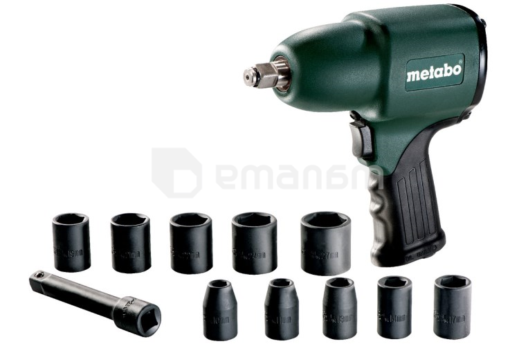 ქანჩსახრახნი დარტყმითი პნევმატური Metabo DSSW 360 SET 1/2" (604118500)