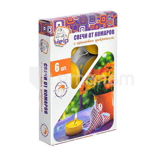 სანთლები კოღოების საწინააღმდეგო Help 6 ც