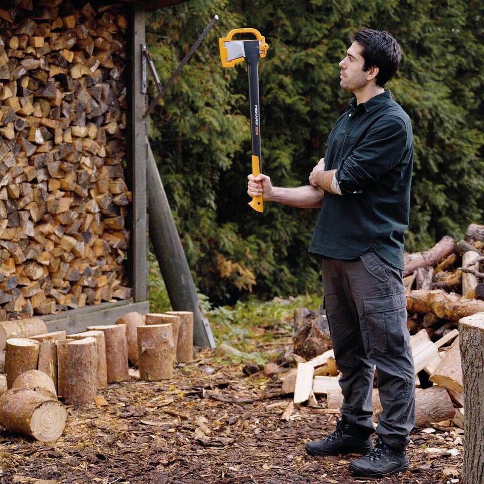 ნაჯახი Fiskars S X11 1015640 44 სმ შავი/ნარინჯისფერი