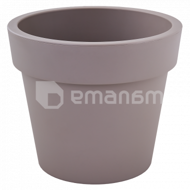 პლასტმასის ქოთანი Aleana Gamma 32x27სმ კაკაო 12 L