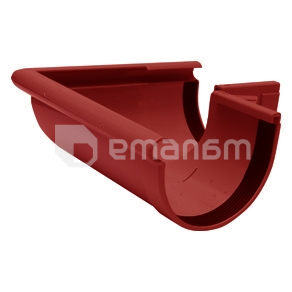 ღარის გარე კუთხე RainWay 90° 90 მმ წითელი