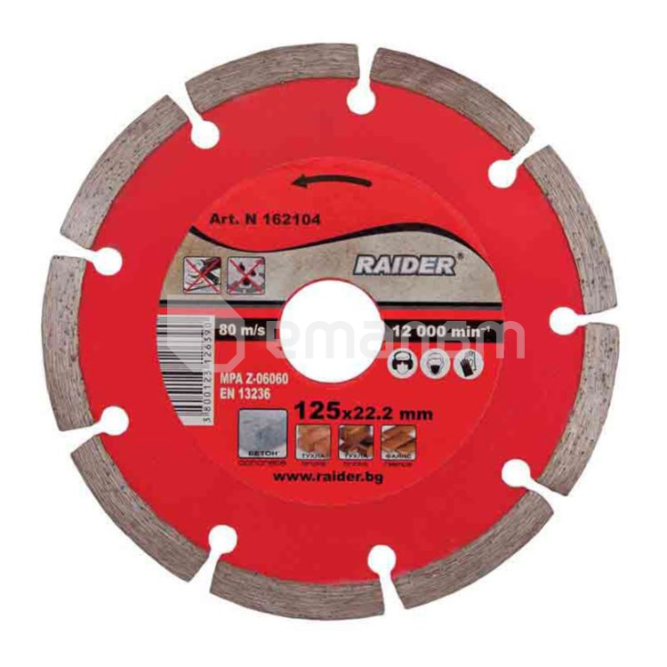 დისკო ალმასის Raider 180x22.2mm RD-DD03