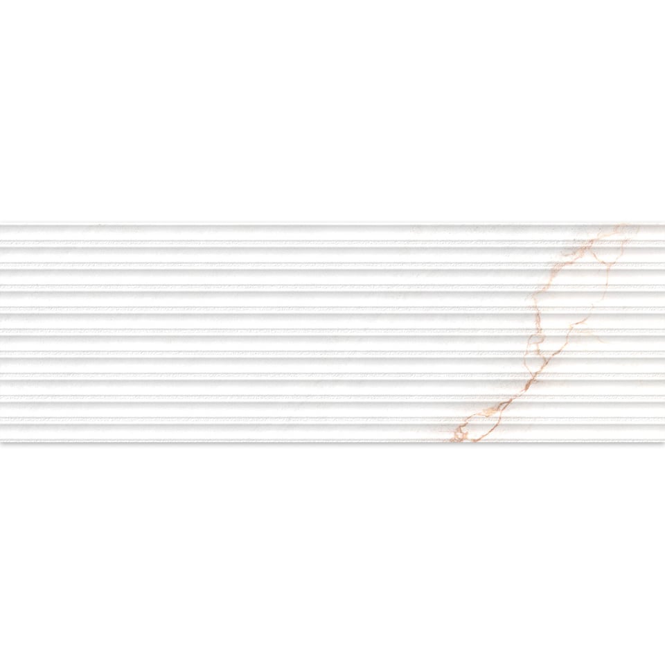 დეკორი Dahlia White Decor 33.3x100