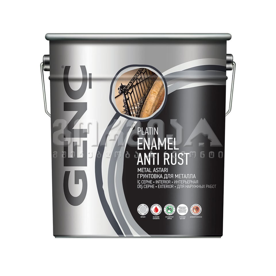 გრუნტი ანტიკოროზიული 2.5ლტ (თეთრი)