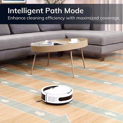 ILIFE V9e Robot Vacuum Cleaner, 4000Pa Max Suction, Wi-Fi Connected, 700mL Large Dustbin, Self-Charging, Customized Schedule, Ideal for Hard Floors an