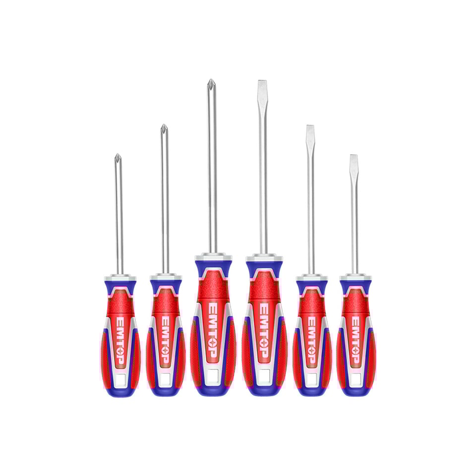 სახრახნისების ნაკრები 6 ცალი EMTOP ESST0621