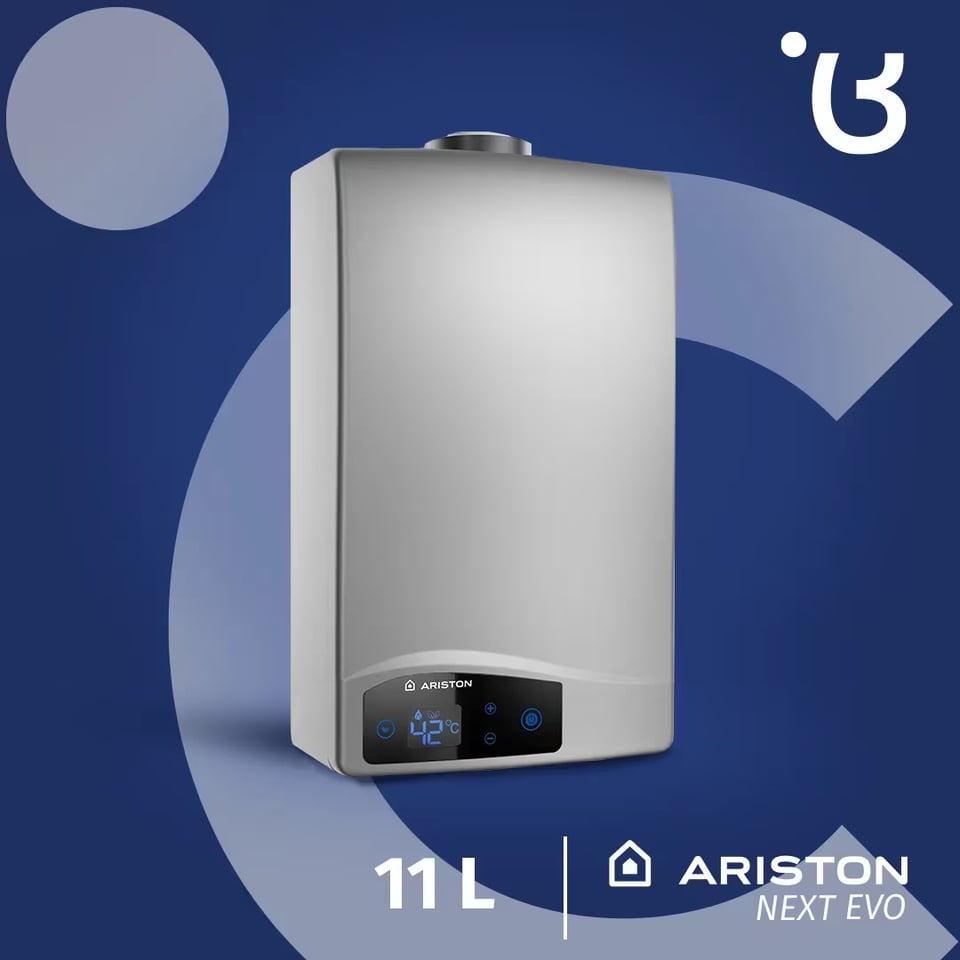 Next EVO პრემიქსული გაზის წყალგამაცხელებელი - 11 ლ/წთ