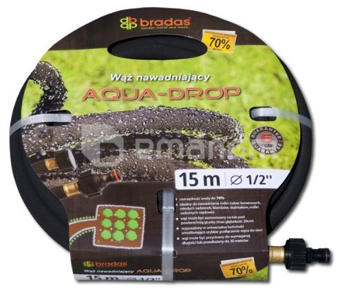 შლანგი მოსარწყავი BRADAS AQUA-DROP 1/2" 15 მ WAD1/2015