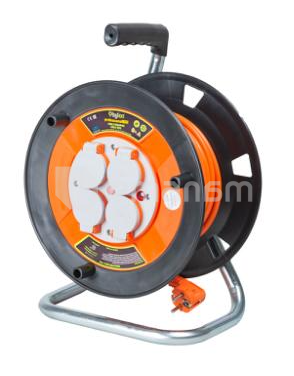 პროფესიონალური დამაგრძელებელი ბარაბანი 4x50m 3x2.5mm IP44 ByLion