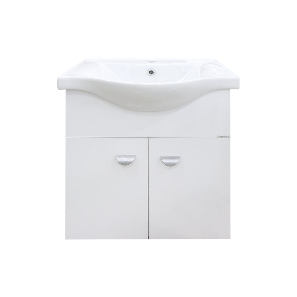 აბაზანის ავეჯის ქვედა ნაწილი Basic 55 სმ White