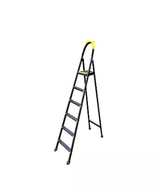 კიბე LEO 5+1 METAL STEP LADDER