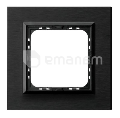 ჩარჩო Ospel Sonata R-1RAC/64/25 1 განყოფილებიანი ანტრაციტი