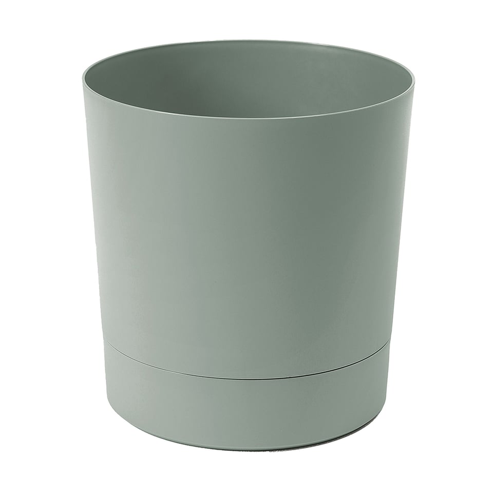 ქოთანი ყვავილის Lamela AURA 200 recycled planter with stand - grey-green 4,7L