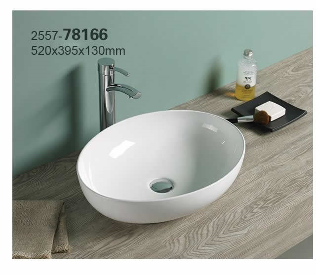 ხელსაბანი დასადგამი Pate Oval 78166 Matt თეთრი