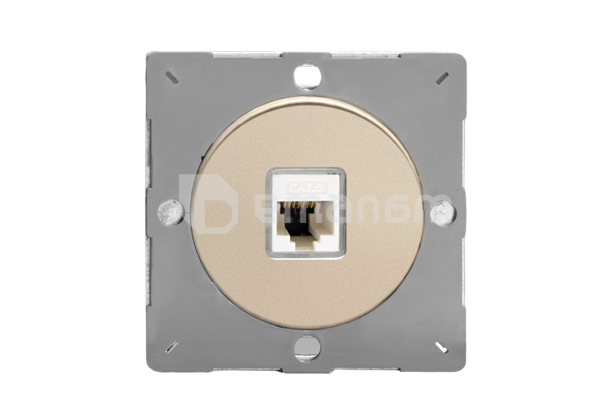 როზეტი Varilight PC RJ45 cat6 satin