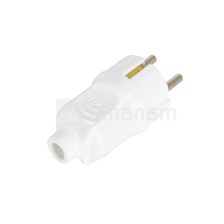 მონობლუკური ელექტრო ჩანგალი დამიწებით Almera Ceramica GROUNDED MALE PLUG 16 A 250V