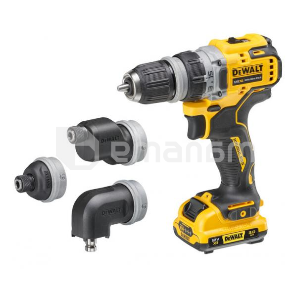 სჭვალსახრახნი აკუმულატორის DeWalt DCD703L2T-QW 12V