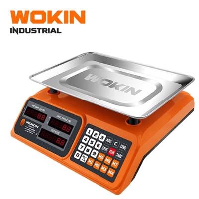 ინდუსტრიული სასწორი Wokin 506704, 40Kg, Digital Commercial Price Scale, Orange
