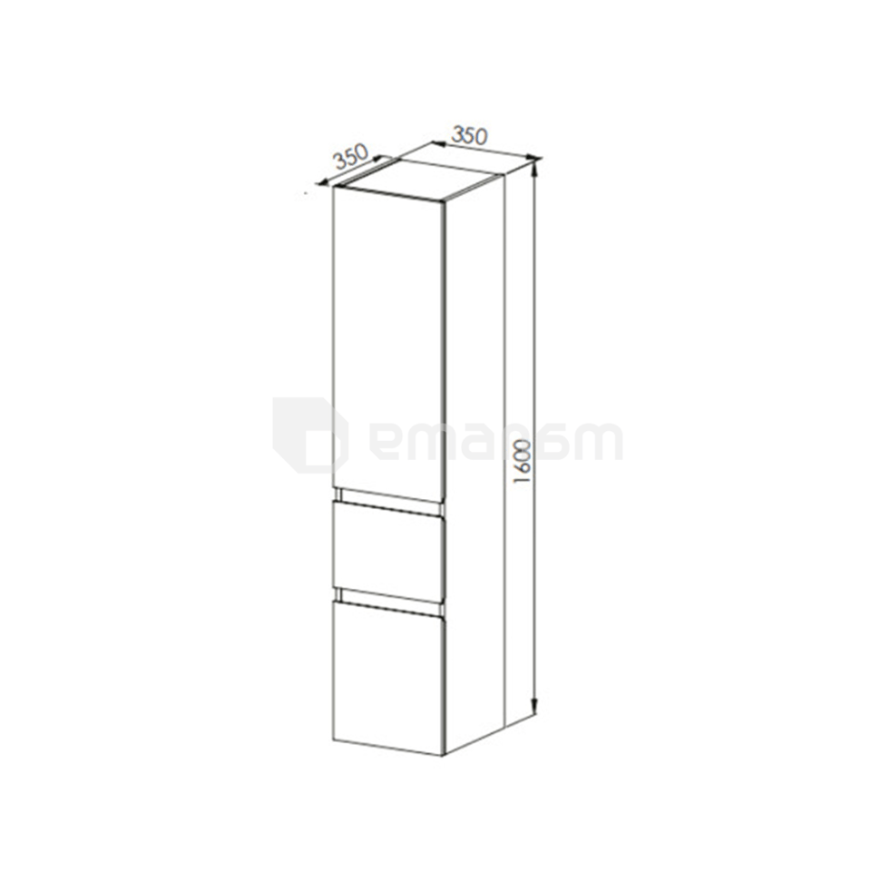 აბაზანის თარო Martat Palermo 80 white