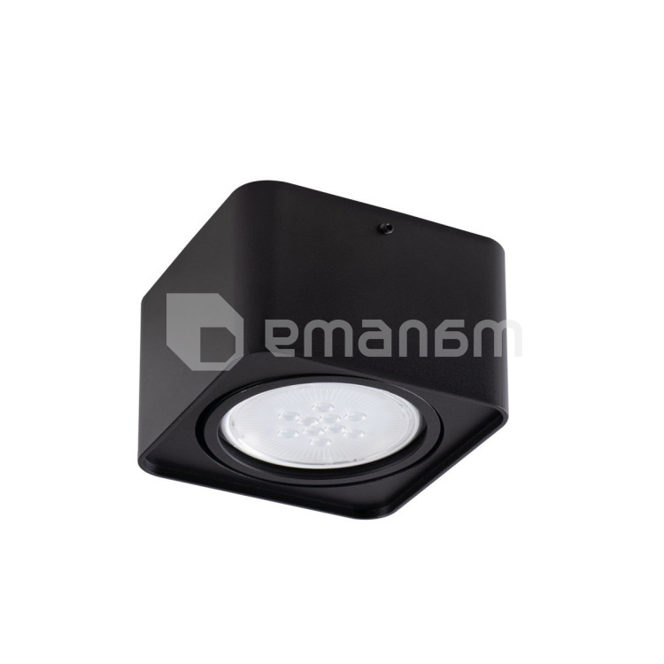 სანათი წერტილოვანი მბრუნავი Kanlux TUBEO ES 50-B GU10 1x MAX 25W