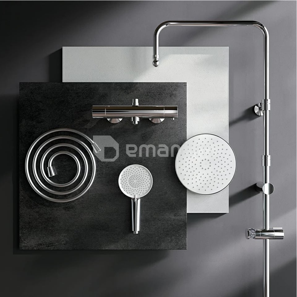 საშხაპე სისტემა თერმოსტატით AM.PM F0785A400 Chrome