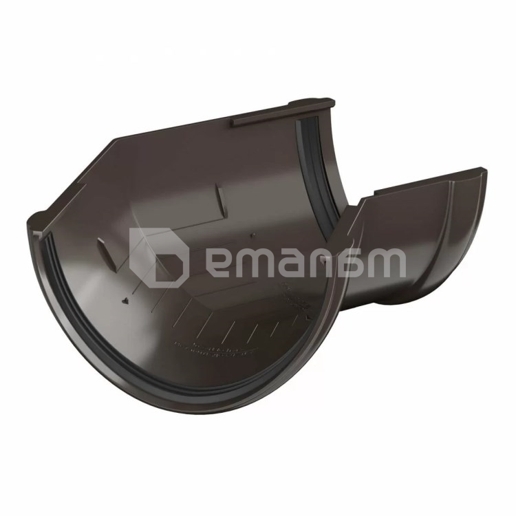 ღარის კუთხე Technonicol 125/82 PVC 135° მუქი ყავისფერი
