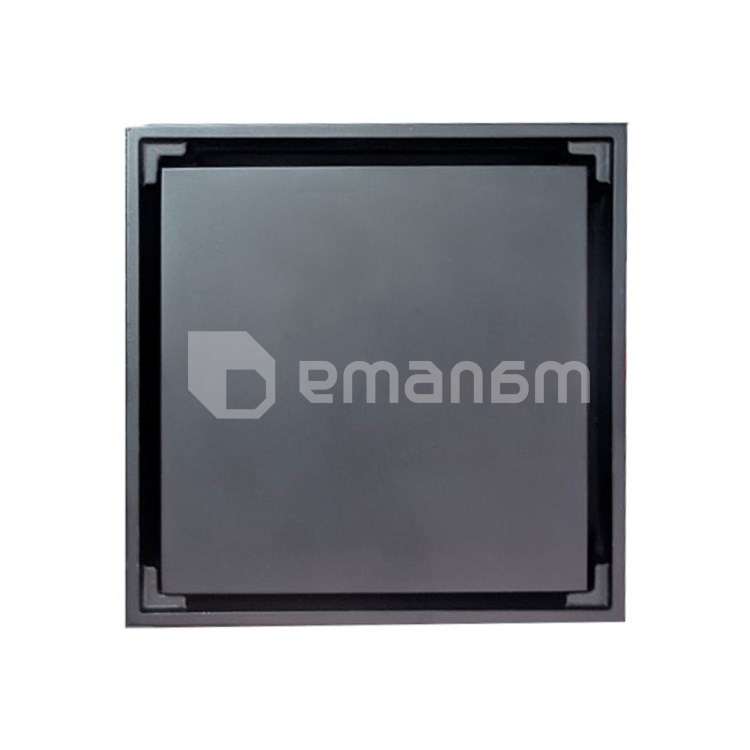 ტრაპი  BAIYI  BFD-212 10x10 Black (თითბერის)