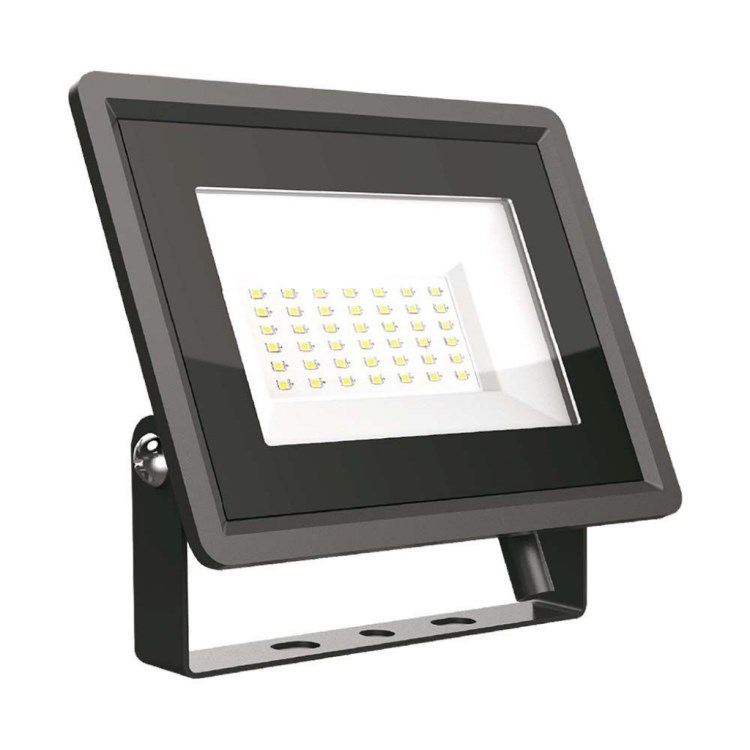ლედ პროჟექტორი V-TAC 30W SMD  F-სერია შავი ფერი  4000K 6744