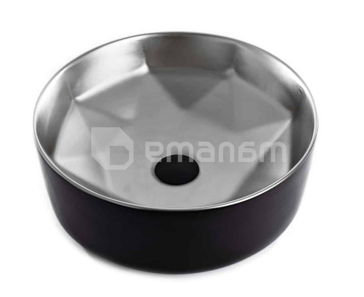 ხელსაბანი Osis დასადგამი Art basin 8457BB შავი